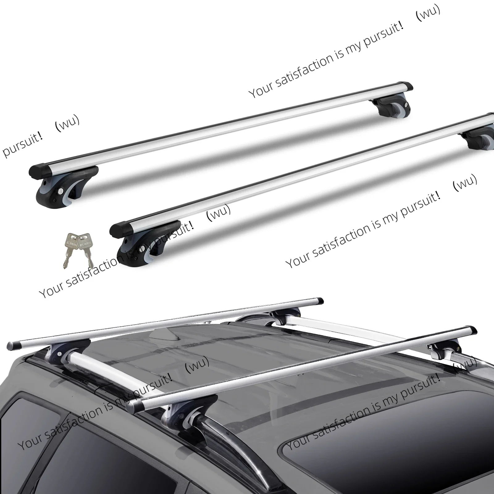 Roof Rack with Crossbar, Adjustable Aluminum Roof Rack, Roof Rack for SUVs and sedans