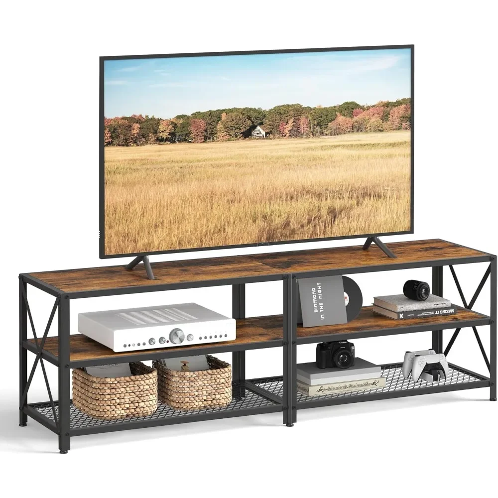 TV Stand, TV Console for TVs Up to 70 Inches, TV Table, 63 Inches Width