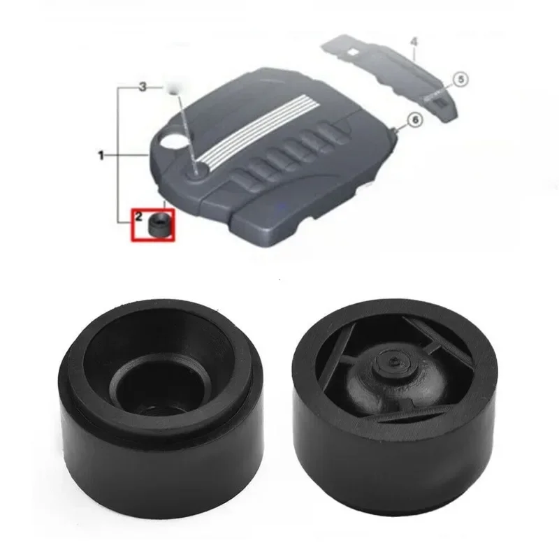 4pcs For BMW Engine Cover Rubber Mount Bushing #13717588501 For BMW 1 2 3 4 5 7 X1 X3 X4 X 5 X6 E81 E87 LCI E88 E82
