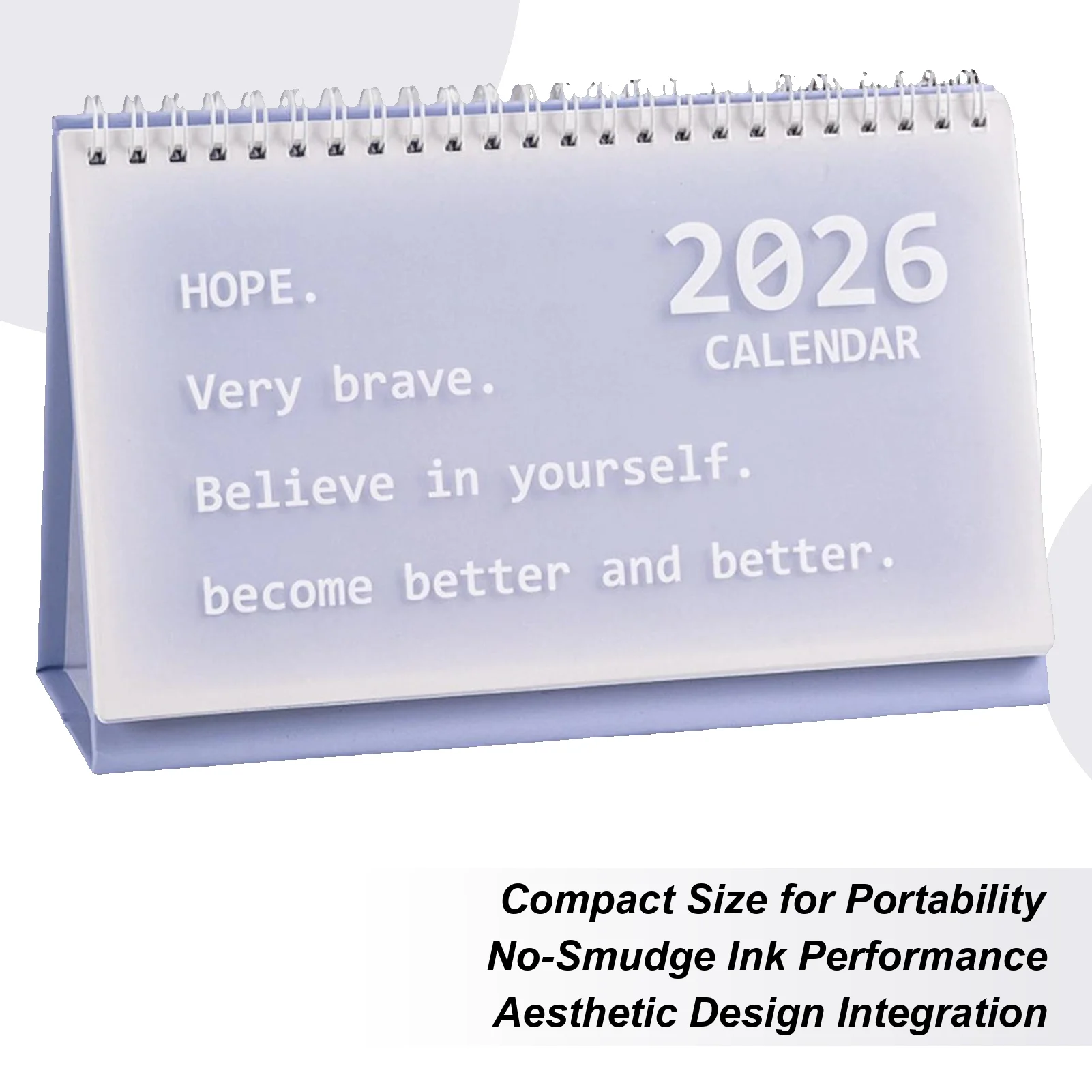 

2026 Desk Calendars Korean Style Portable Decoration Organizer Desktop Calendar Planner For Teacher Classroom Offices Family