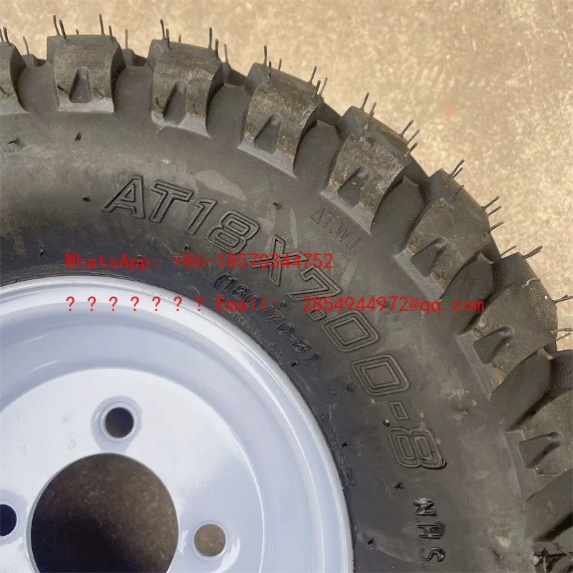 Four-wheel Modified Car Accessories ATV 18 * 7.00-8 Inch Square Road Off-road Tire Iron Hub Assembly