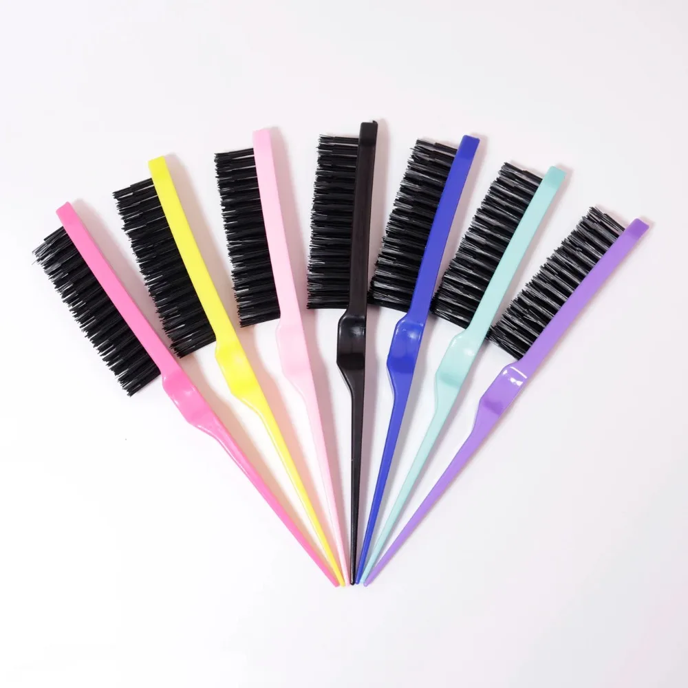 1/7Pcs Rat Tail Brushfor Back Combing, Root Volumizing, and Scalp MassageHair Styling ToolSpecial for real hair wigs