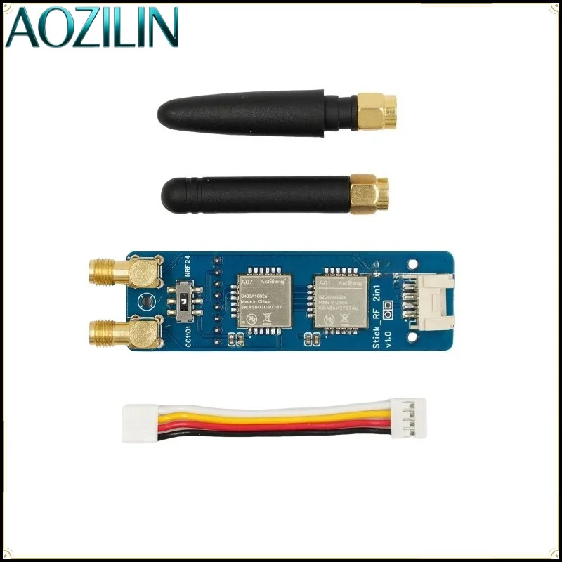 AOZILIN ESP32 Compact IoT Module for M5Stack M5StickC PLUS2,CC1101 NRF24 RF Chip for STEM Hobby IoT RF Experiment