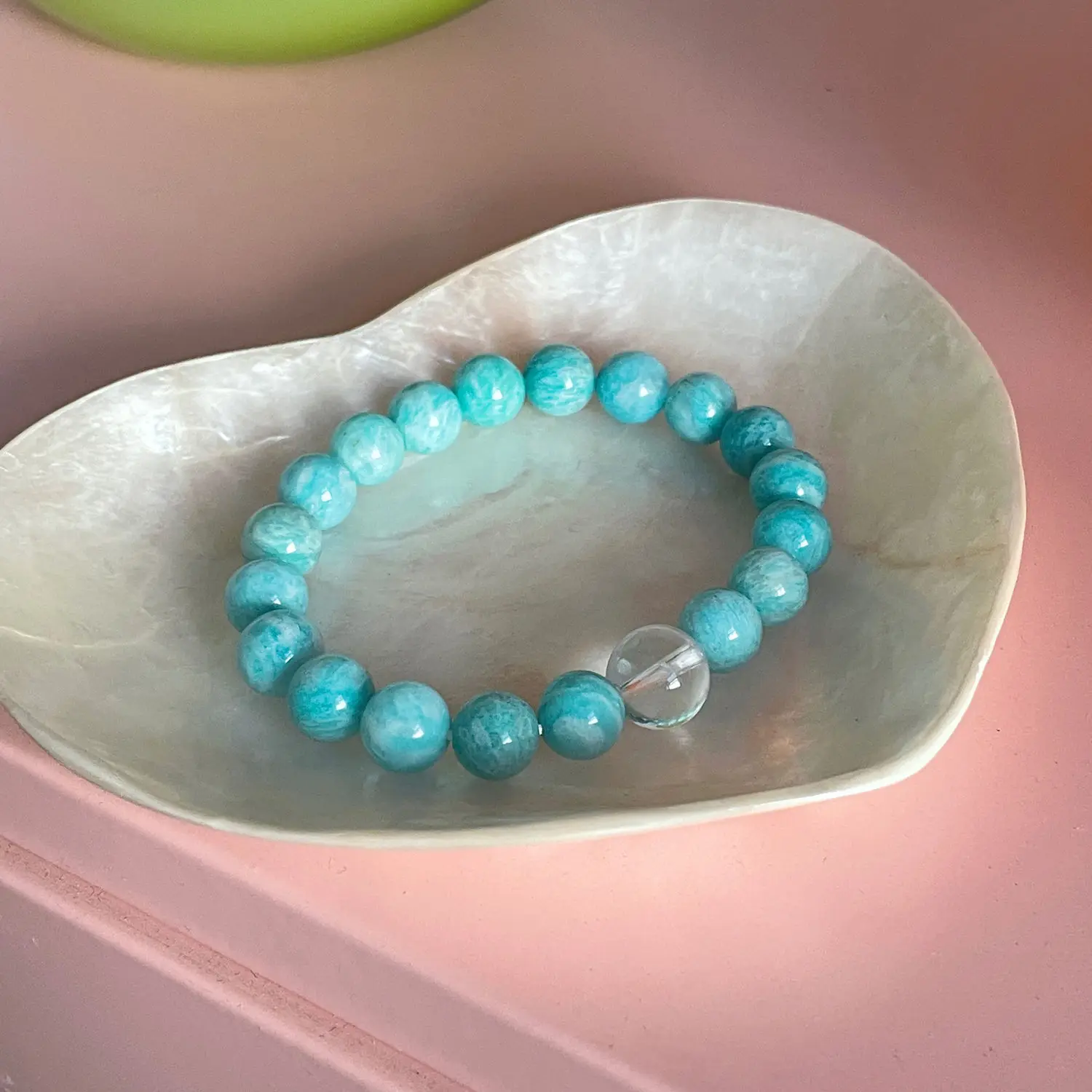 Ins tianhe pedra natural mar azul suplemento marinheiro corda doce cor pulseira presente raro fresco irregular sorte mão corda