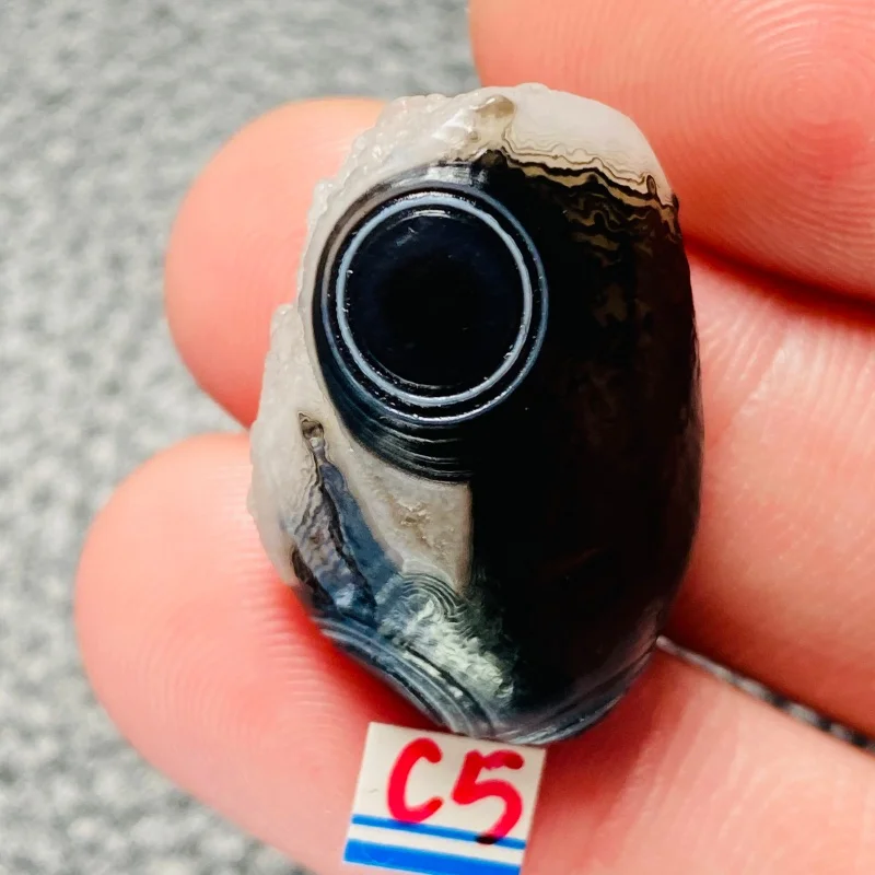 الطبيعية ألاشان جوبي العين العقيق عينة معدنية الطاقة شقرا حجر الريكي شفاء السحر توريد هدية الكريسماس