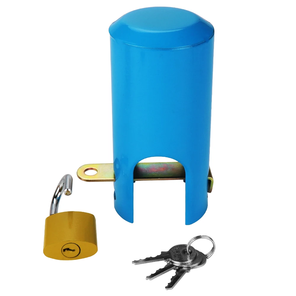 SI FANG Mini Faucet Anti-theft Lock Outdoor Cover Spigot Child-Proof Protection Wrought Iron for Valves Faucets Locks Water