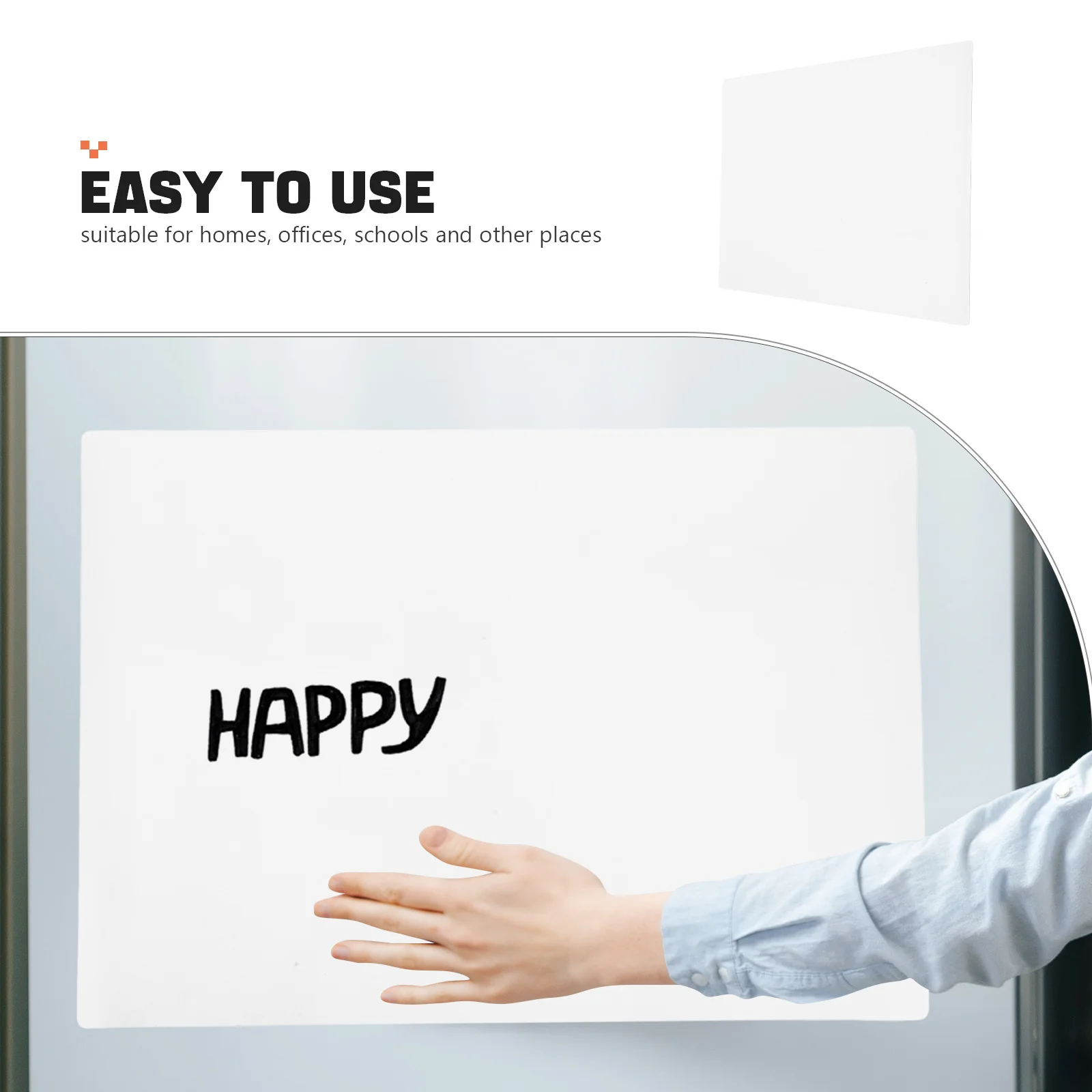 لوحة جدول السبورة المغناطيسية بيضاء نقية كبيرة قابلة للمسح للثلاجة والثلاجة والتقويم الأسبوعي وتذكير الوجبات #2