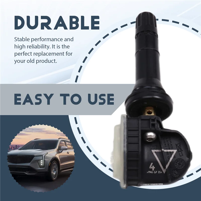 

ABQB-Car 13589601 Датчик TPMS Датчик давления в шинах 433 МГц для Cadillac CT6 O1SL 2016-12 13598773 Автоаксессуары