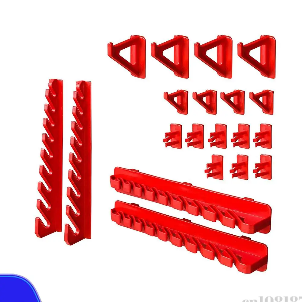Tools Wall Storage Shelf Tool Holders 28 Stacking Boxes Tools Organizer Multi-Function Storage System for Wrench Screwdriver