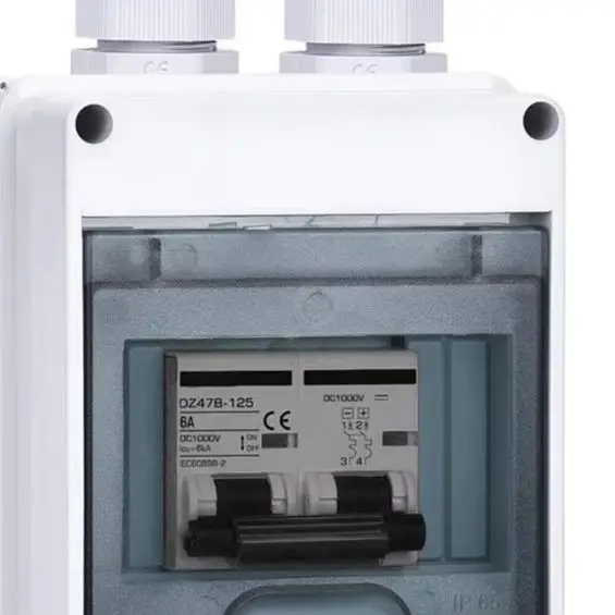 PV Disconnect Box DC1000V Circuit Breaker Solar Isolator Switch 6-125A For Test Measurement Tool Accessory