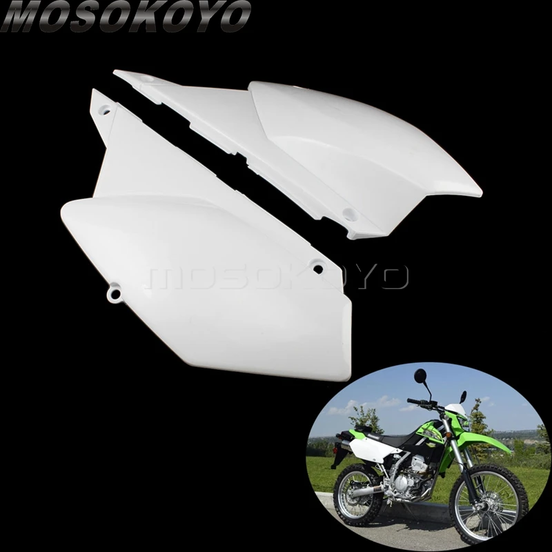 For Kawasaki KLX 250 KLX250 2008-2019 Plastic Full Protect Guard Covers Tank Plate Dirt Bike Fairing Headlights Fender Motocross