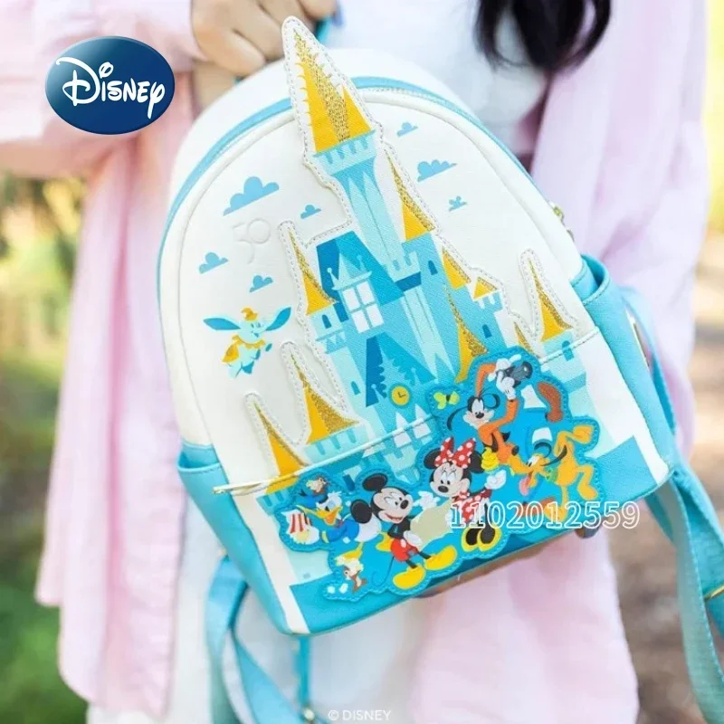 Disney Original Loungefly Backpack Luxury Brand Women\'s Mini Backpack Cartoon Women\'s Backpack Fashionable and High-quality