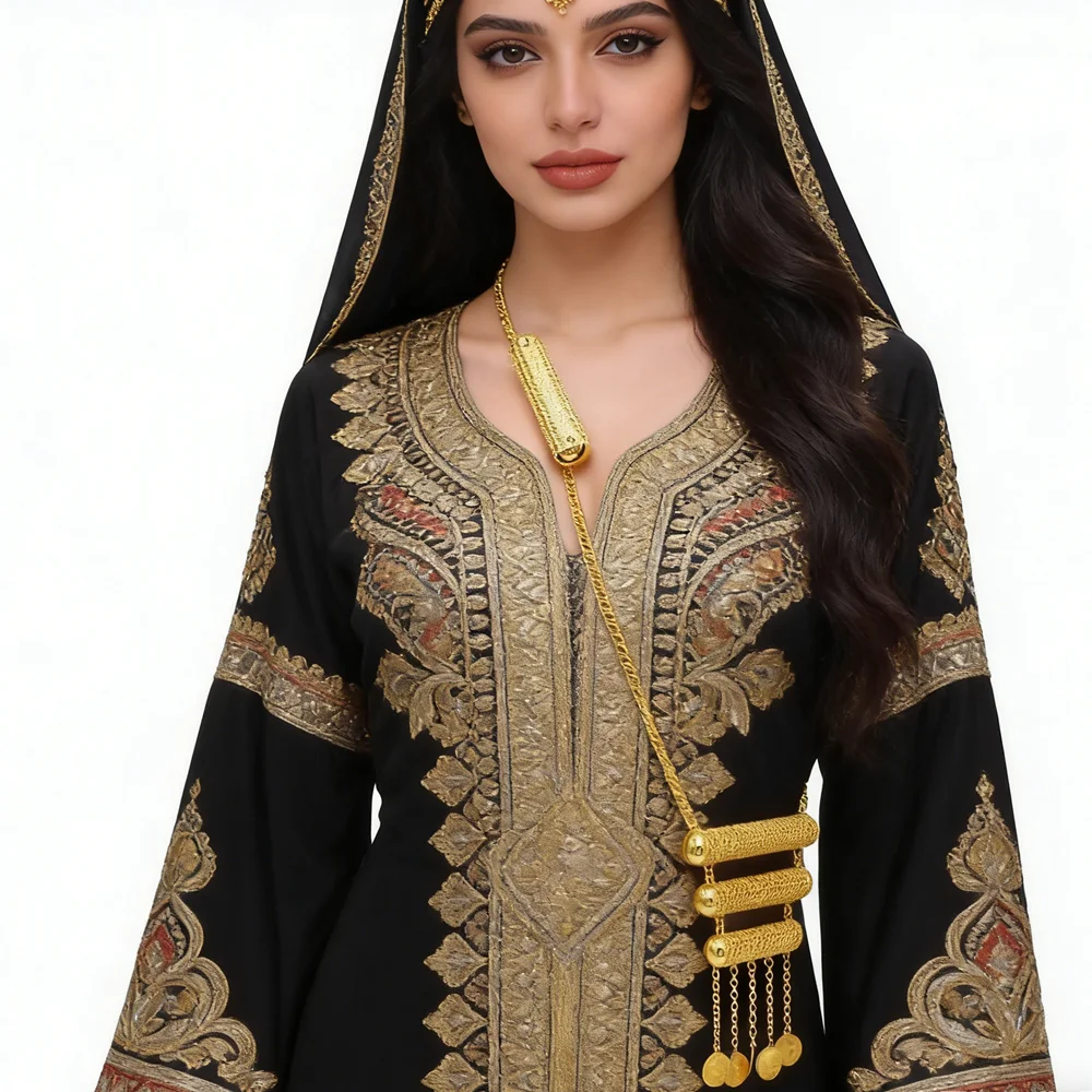 

Retro Ethnic Hollow Gold Waist Belt - Tassel Design, Multi-Way Wear, Luxury Accessory For Wedding & Party