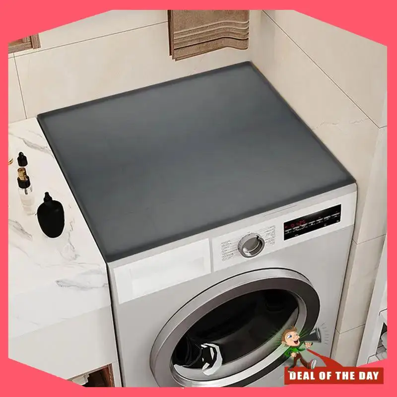 24-Hour Delivery Dryer Mat For Top Of Dryer Silicone Washer Dryer Cover Top Washing Machine Cover Dust-Proof Waterproof Protecto