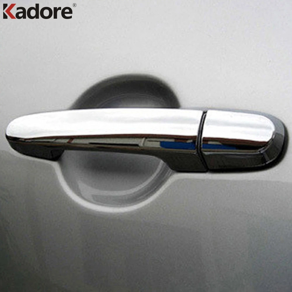 Side Door Handle Cover Trim For Toyota RAV4 RAV 4 2006 2007 2008 2009 2010 2011 Chrome Car Molding Overlay Sticker Accessories