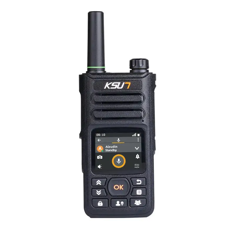 Baru! Walkie Talkie kompatibel Zylo APP 4g Sim kartu WiFi jaringan ponsel Radio jarak jauh profesional Walkie Talkie KSW-ZL18