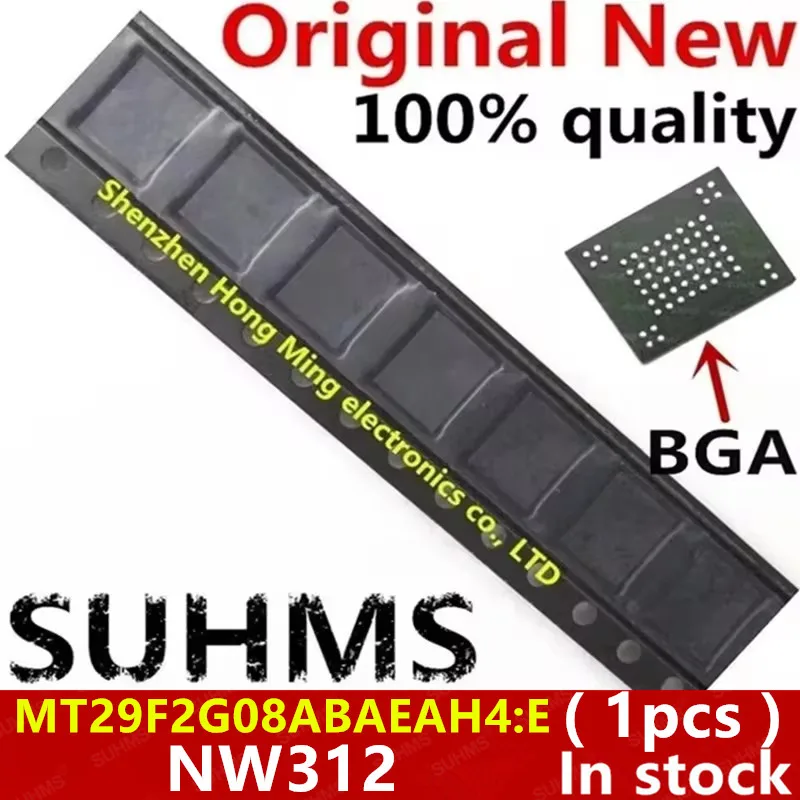 (1ชิ้น) 100% MT29F2G08ABAEAH4 NW312ใหม่: E MT29F2G08ABAEAH4 BGA
