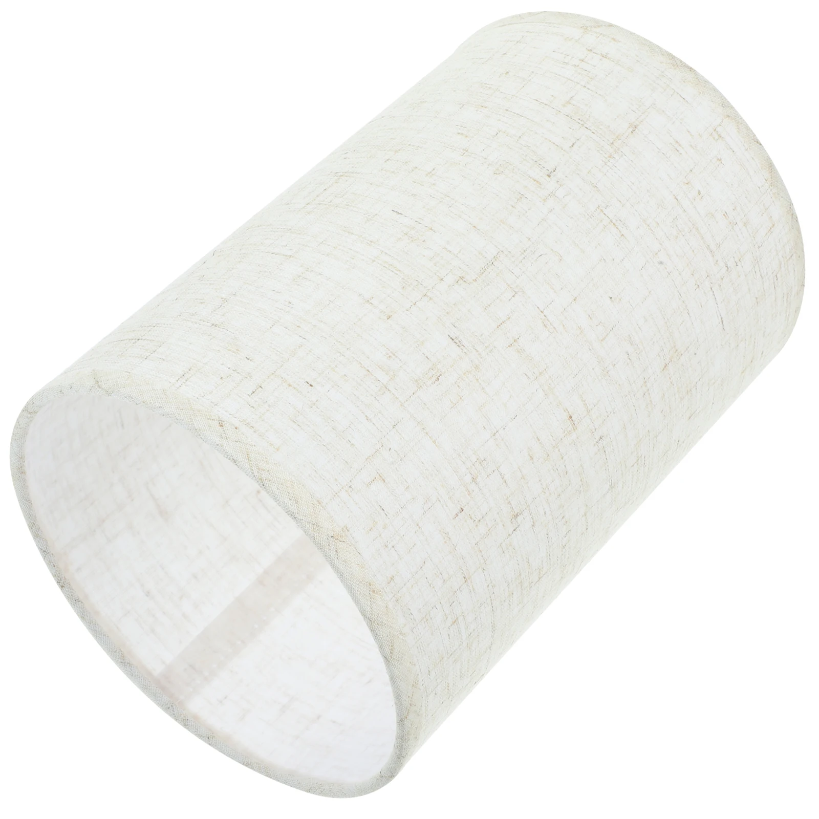 

Round Lampshade Table Lamp Cover Delicate Color Linen Material Replacement 40cm Diameter Home Decor Lampshades