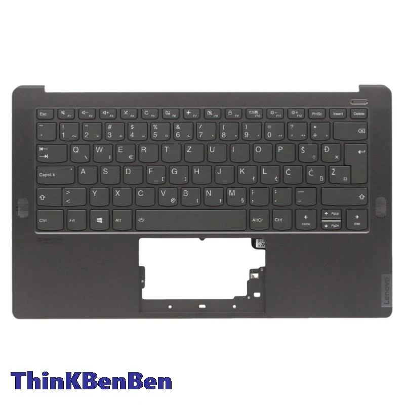 SI Slovenian Iron Gray Keyboard Upper Case Palmrest Shell Cover For Lenovo Yoga S940 14 14IWL 14IIL 5CB0U42512