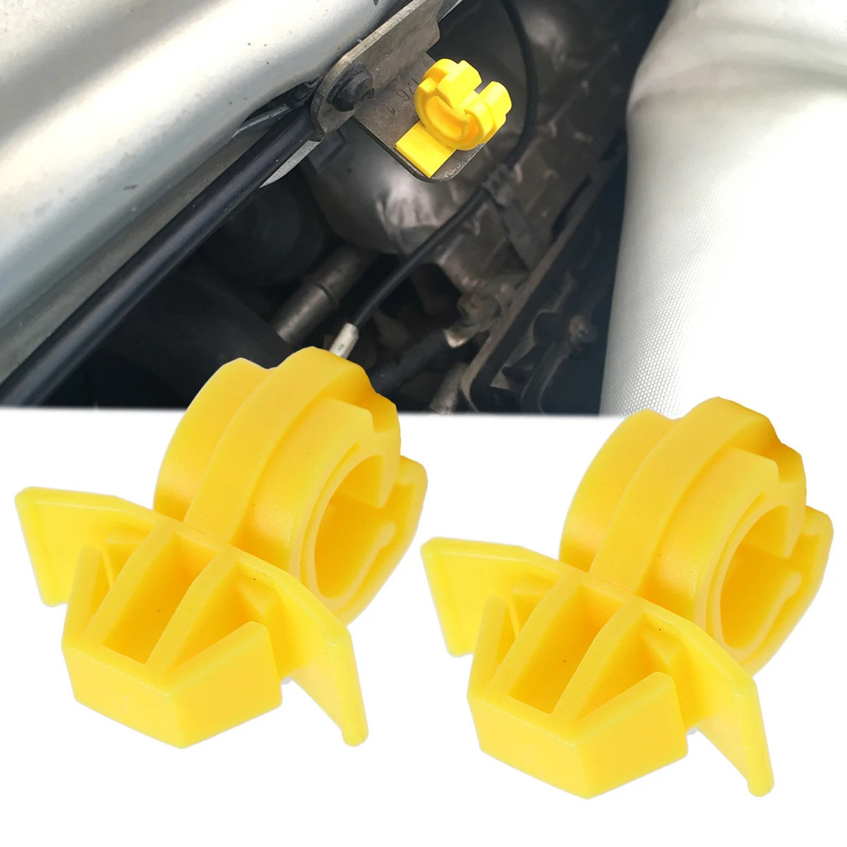 2Pcs For Opel Vauxhall Tigra TwinTop Meriva B Bonnet Stay Clips Plastic Holder Support Strut Rod Retaining Plastic Auto Fastener