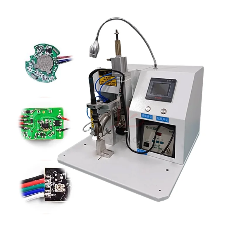 Automatic Electric Soldering Machine Semi-Automatic Pneumatic Inclined Solder USB Data Cable Uniformity of Solder Joints