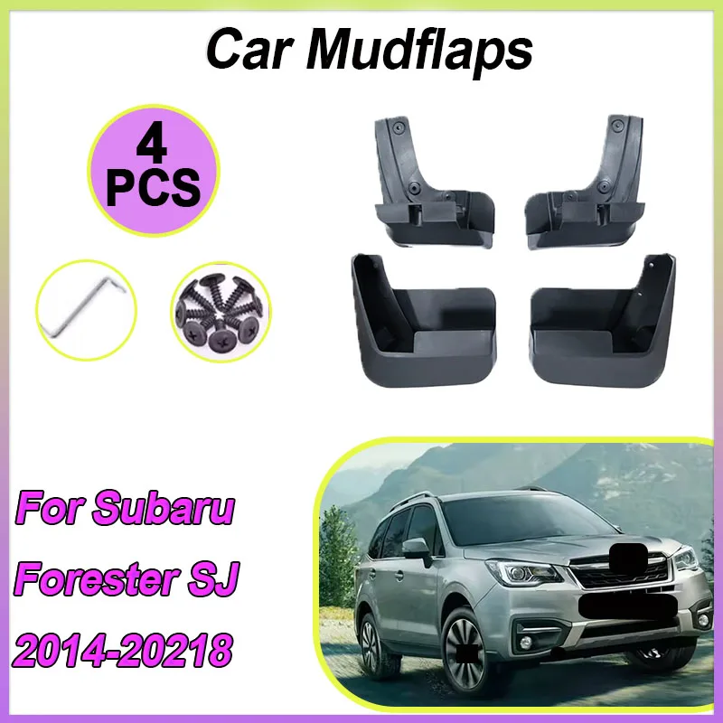 

For Subaru Forester SJ 2014~2018 2017 2016 2015 Car Mudguards Front Rear Mudplap Fender Mud Flaps Guard Splash Flap Accessories