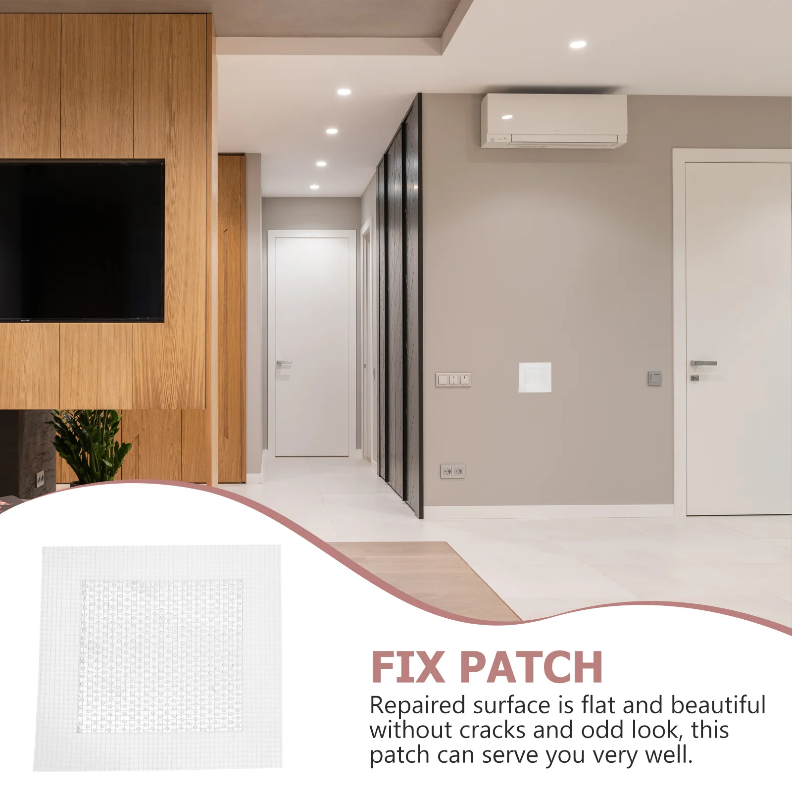 

12Pcs Drywall Repair Patches Fiberglass Wall Hole Patch Kit Flat Surface No Cracks Drywall Patch Wall Repair Pastes