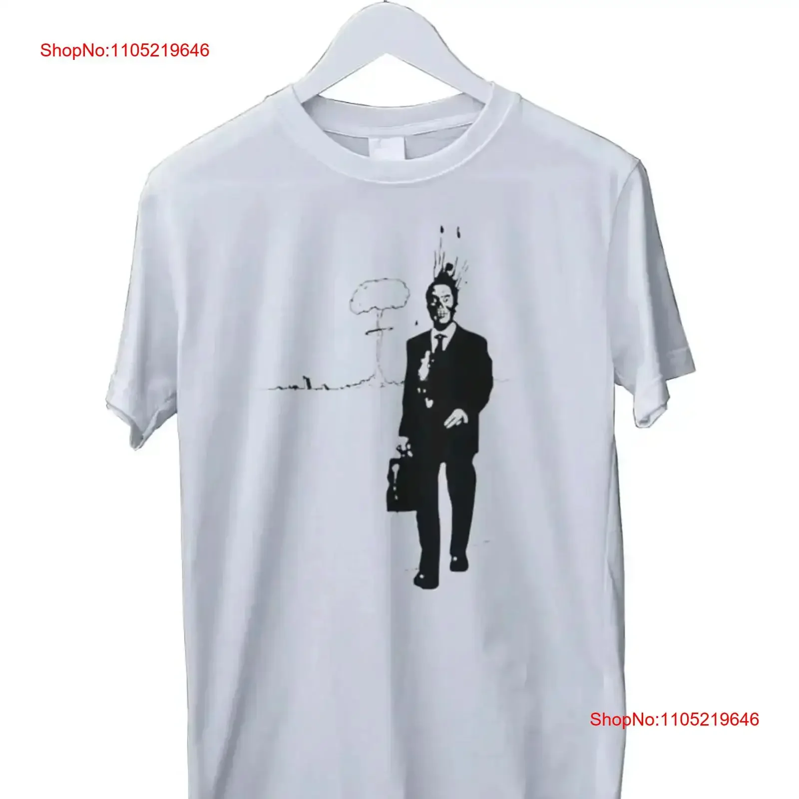 Nuclear Explosion Man T Shirt Mens White All Sizes S M L XL 2 3 4 vintage Washed Breathable designer clothes Casual streetwear