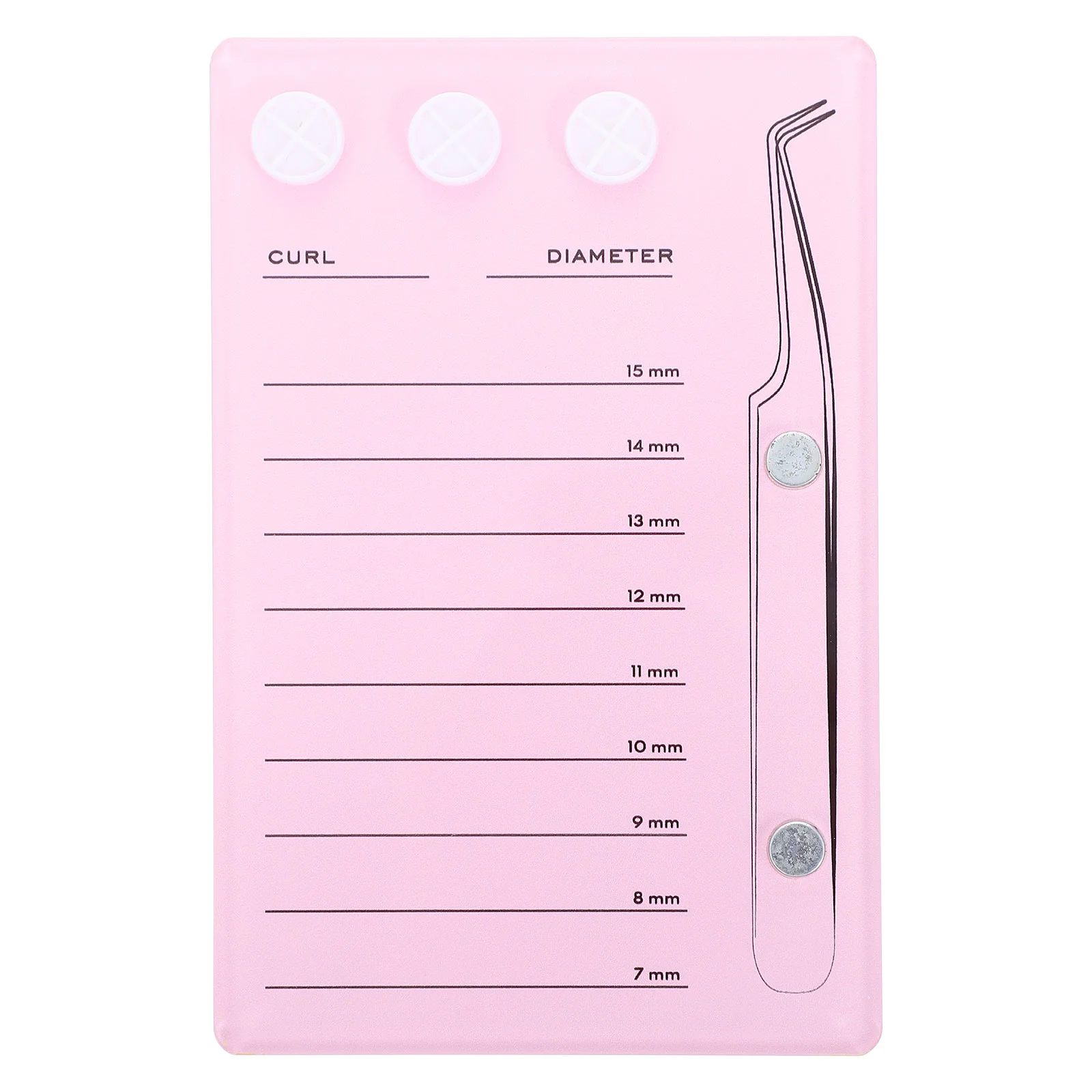 Magnetic Eyelash Board Supplies False Eyelashes Scaled Tray Extensions Fake Attraction Acrylic Grafting Tool