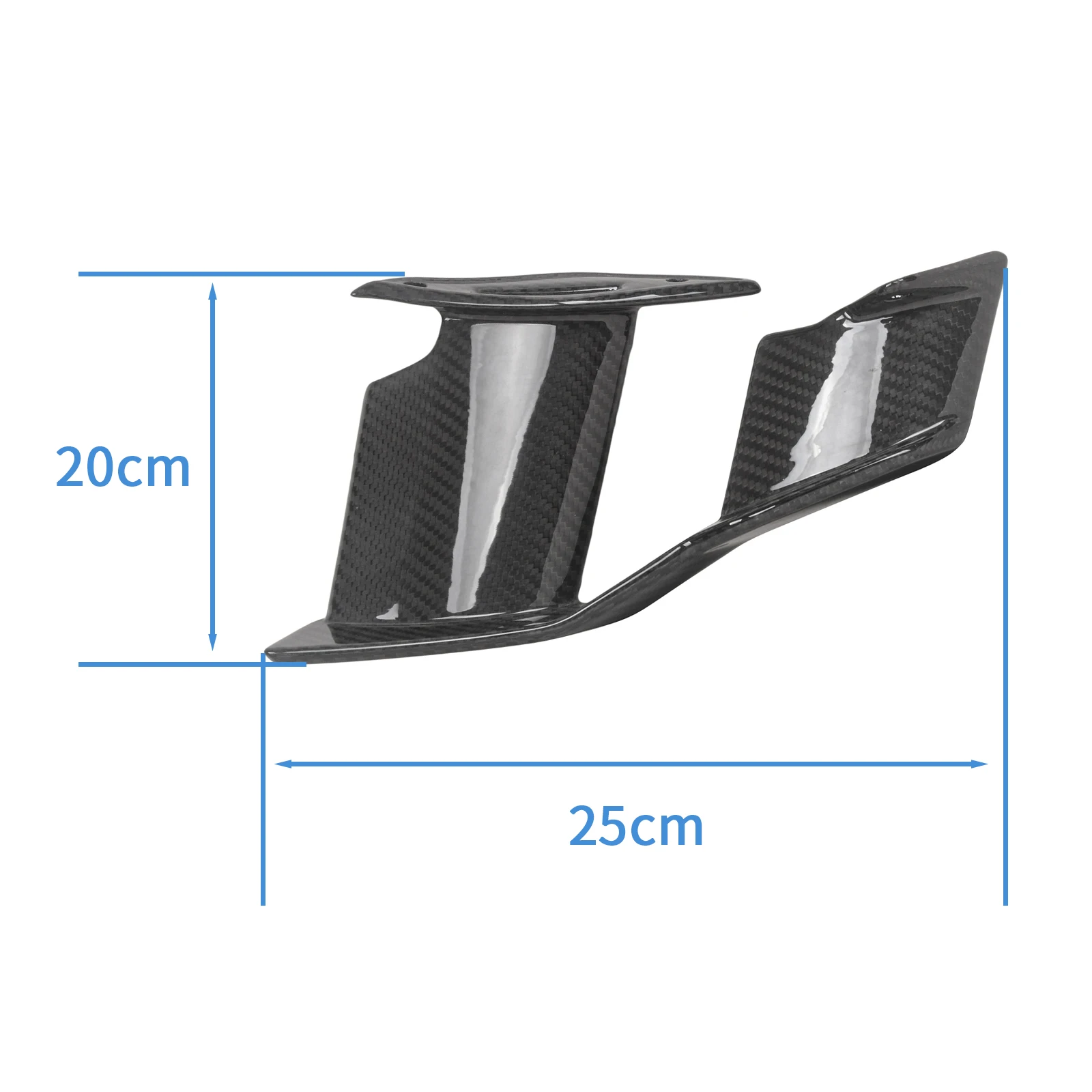 For BMW S1000R 2023 2024 2025 M1000R 2023+ 100% Carbon Fiber Front Winglets Motorcycle ModificationFairing Fixed Wing Spoiler