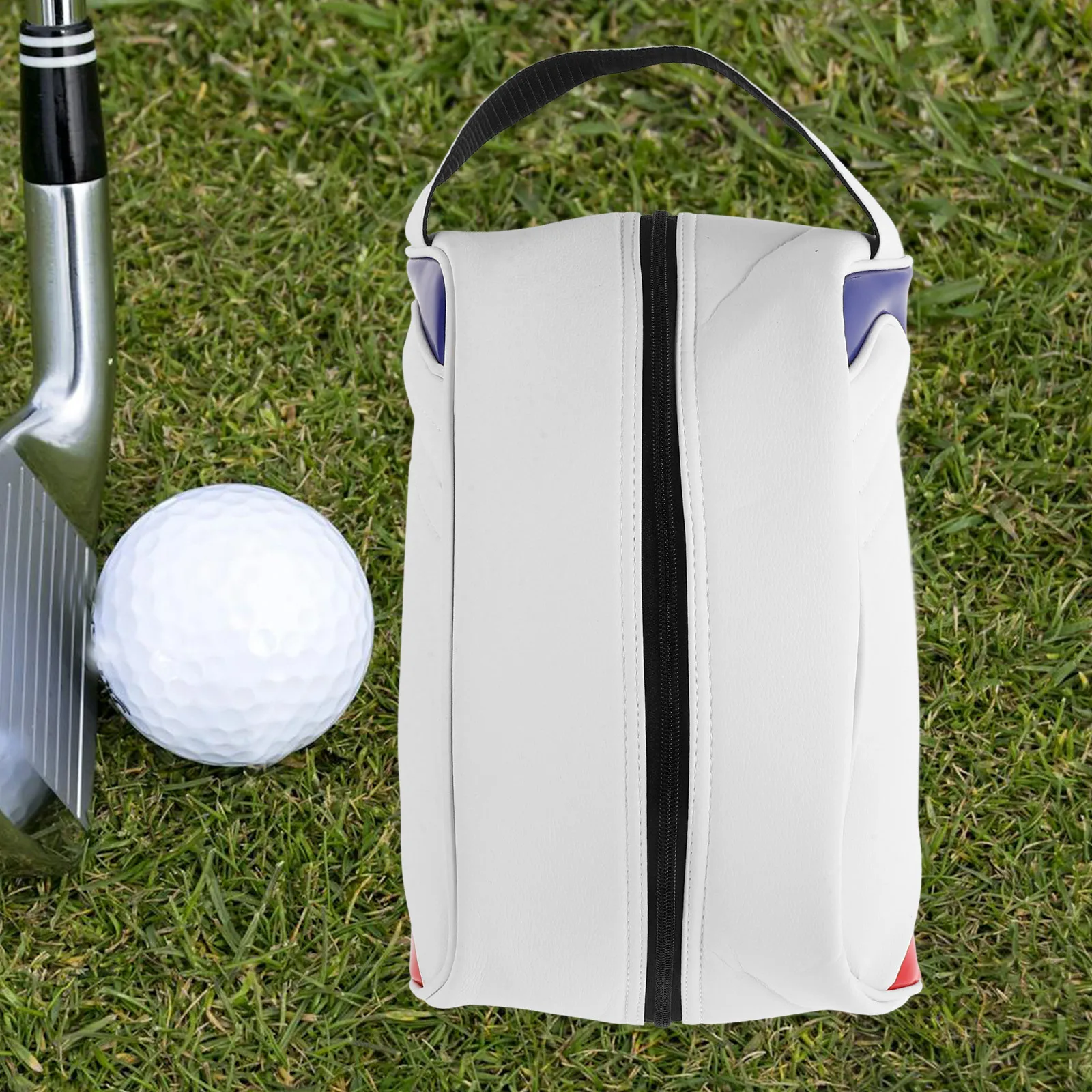 Golf Shoe Storage Bag Waterproof Portable Multi Functional Travel Gym Outdoor Shoe Carrier Zippered Closure Golf Accessories Bag