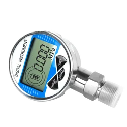 60mm Digital Pressure Guage LCD Display Pressure Manometer M20*1.5 Hydraulic Pressure Meter -1~600bar Pressure Gauge