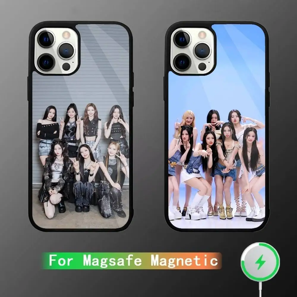 حافظة هاتف B-Baby M-Monster K-Kpop لهاتف iPhone 17,16,15,14,13,12,11,Pro,Max,Plus,Mini,SE4,E شحن لاسلكي Magsafe مغناطيسي #1