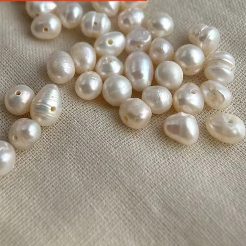 Natural Pearls Beads Tassel Geometric Hoop Earrings for Women, Classic Big Statement Circle, Wedding Party Earring Jewelry