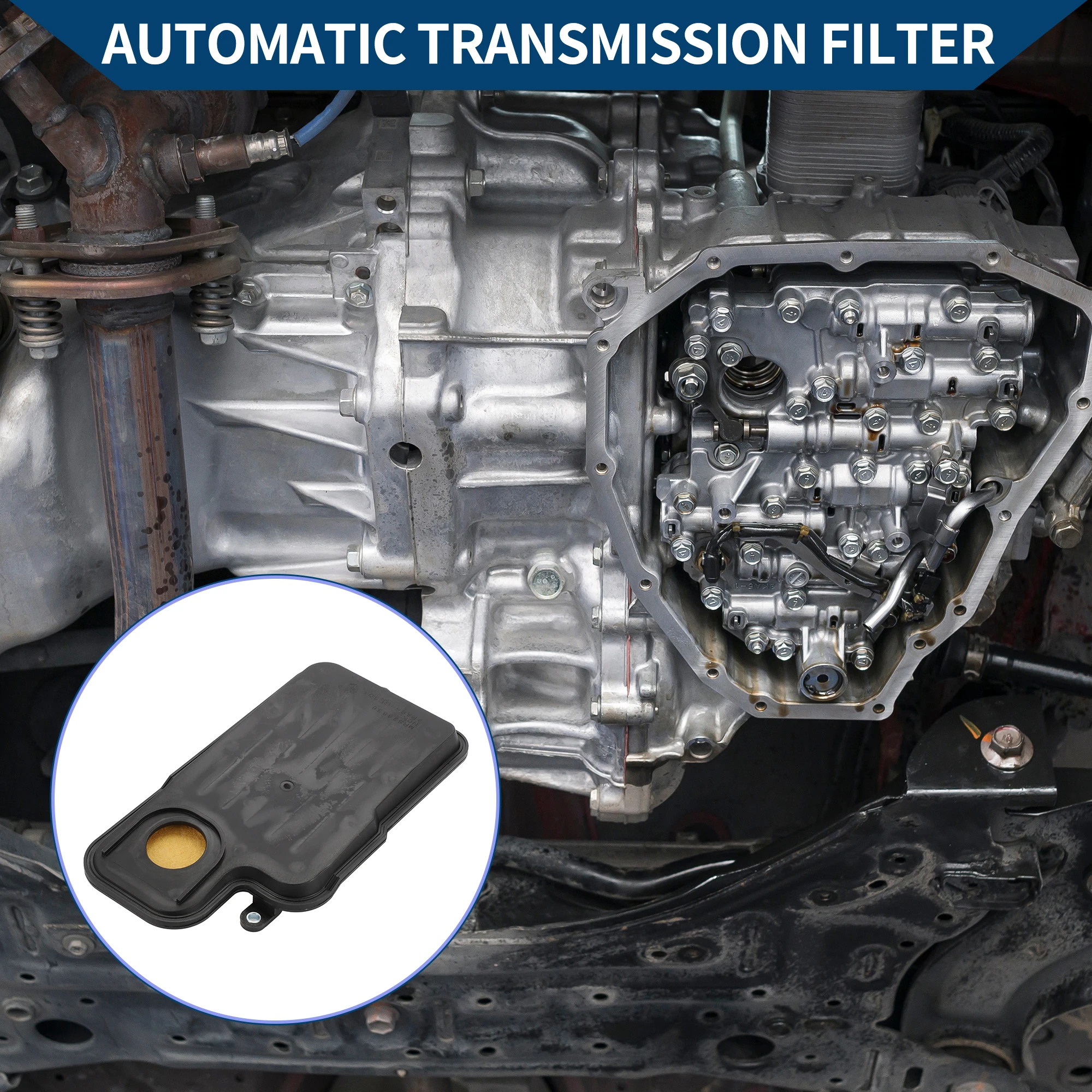 UXCELL رقم السيد 357710   فلتر ناقل الحركة الأوتوماتيكي لميتسوبيشي مونتيرو 1999-2001 فلتر زيت ناقل الحركة البلاستيك 1 قطعة