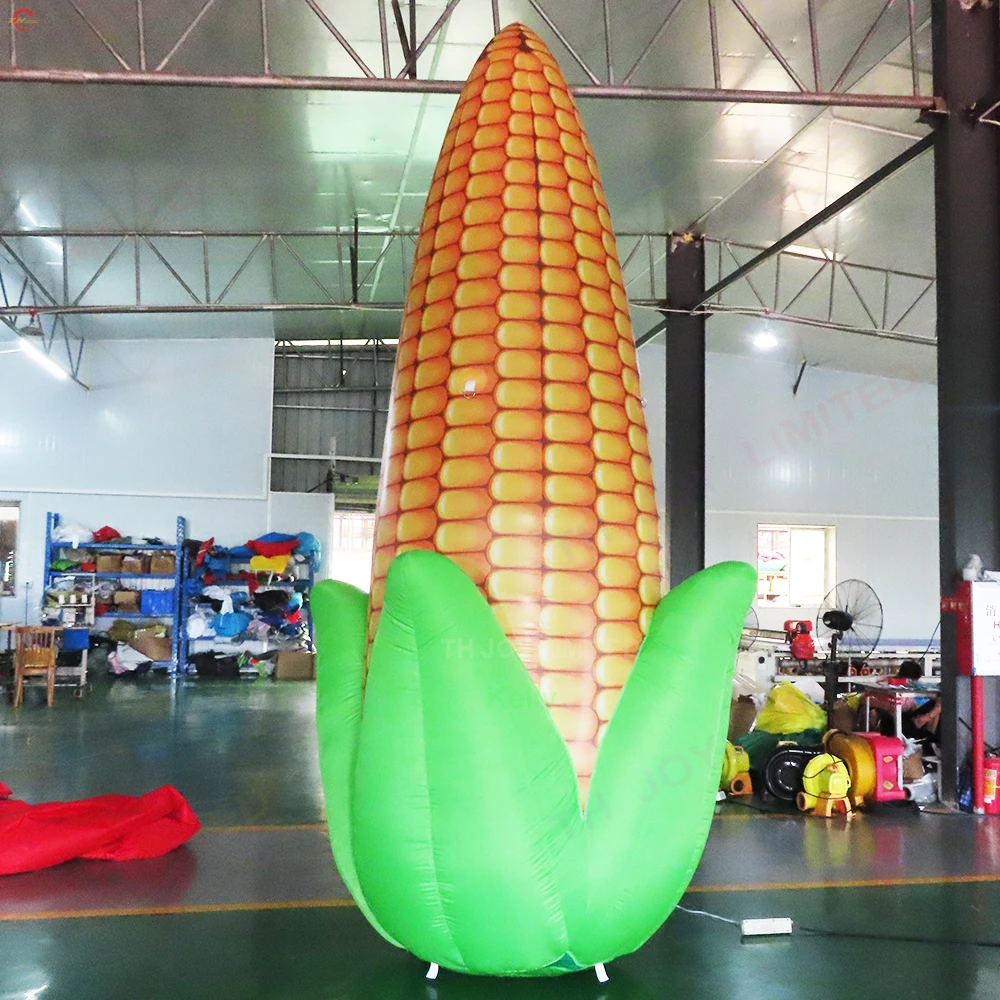 Free Door Shipping 4m-13ft High Giant Inflatable Corn Replica Model Inflatable Plants Model for Outdoor Advertising