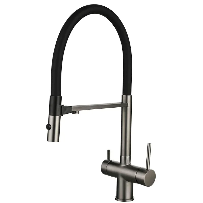 

Kitchen 3 in 1 Purified Water Faucet Vegetable Basin Full Copper Sink Faucet