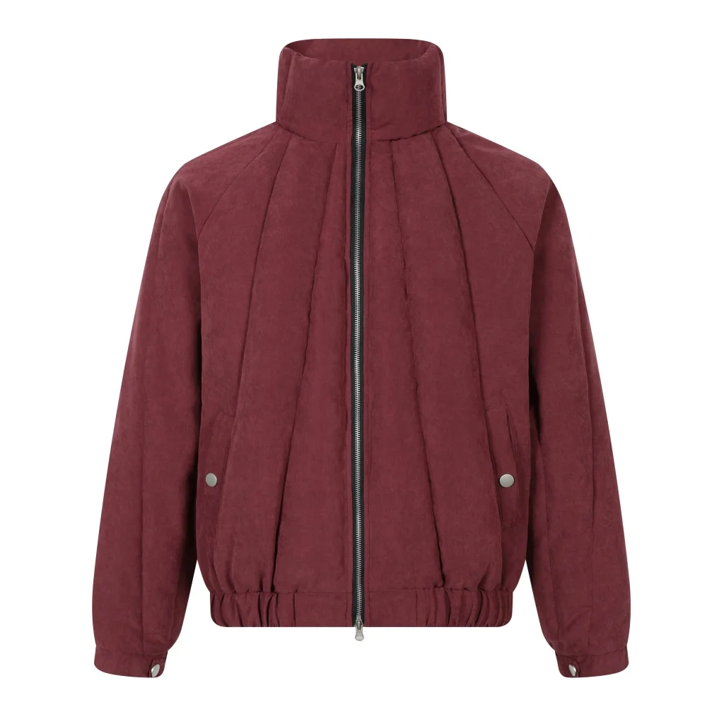 Jaqueta de inverno feminina de alta qualidade estofamento zíper casal gola leve acolchoado jaquetas casacos de inverno femininos