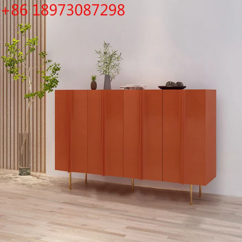 Nordic piano paint dining side modern simple tea cabinet personalized art storage cabinet