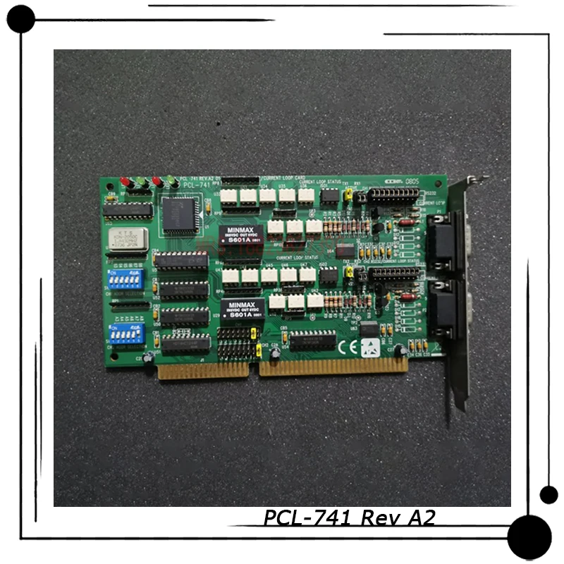 

PCL-741 Rev A2 For Advantech Isolated Dual Port RS-232 / Current Loop Serial Communication Card Isa Card 100% Tested Fast Ship