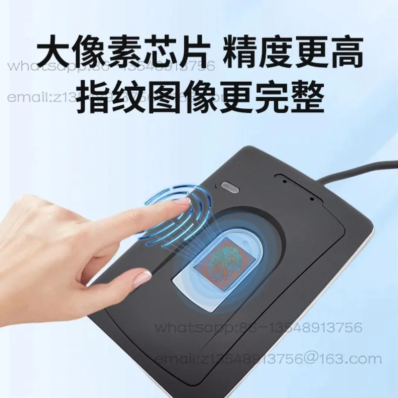 R101N USB Capacitive Fingerprint Scanner, Imported Chip, Driving School Pharmacy Government Fingerprint Acquisition Scanner