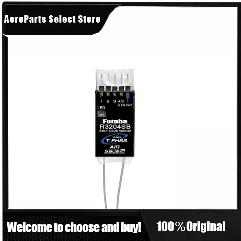 HA 1pcs For FUTABA R3204SB T-FHSS Receiver Supports 3.7V 1S Transmission Suitable For Fixed-wing RC F3K