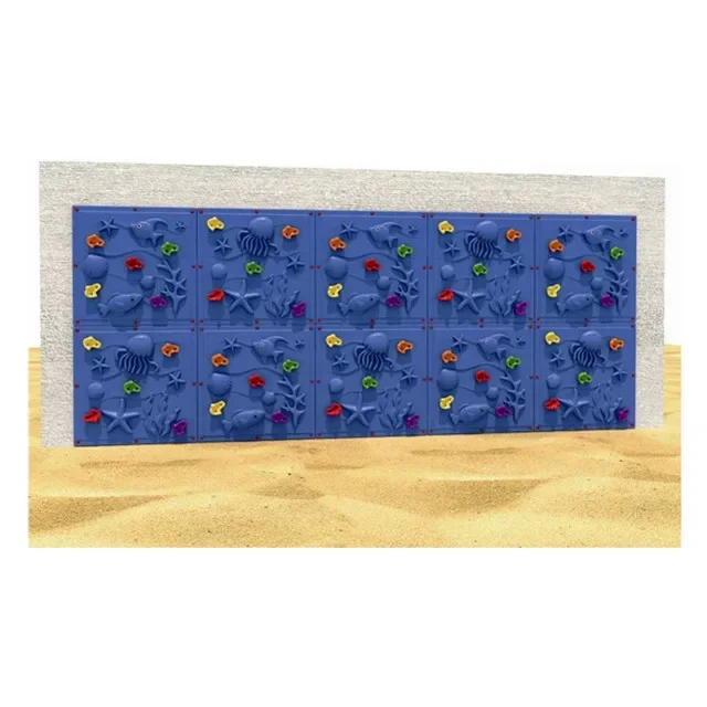 High Quality Kids Rock Climbing Wall Outdoor Plastic Climber Playground Equipment for Children