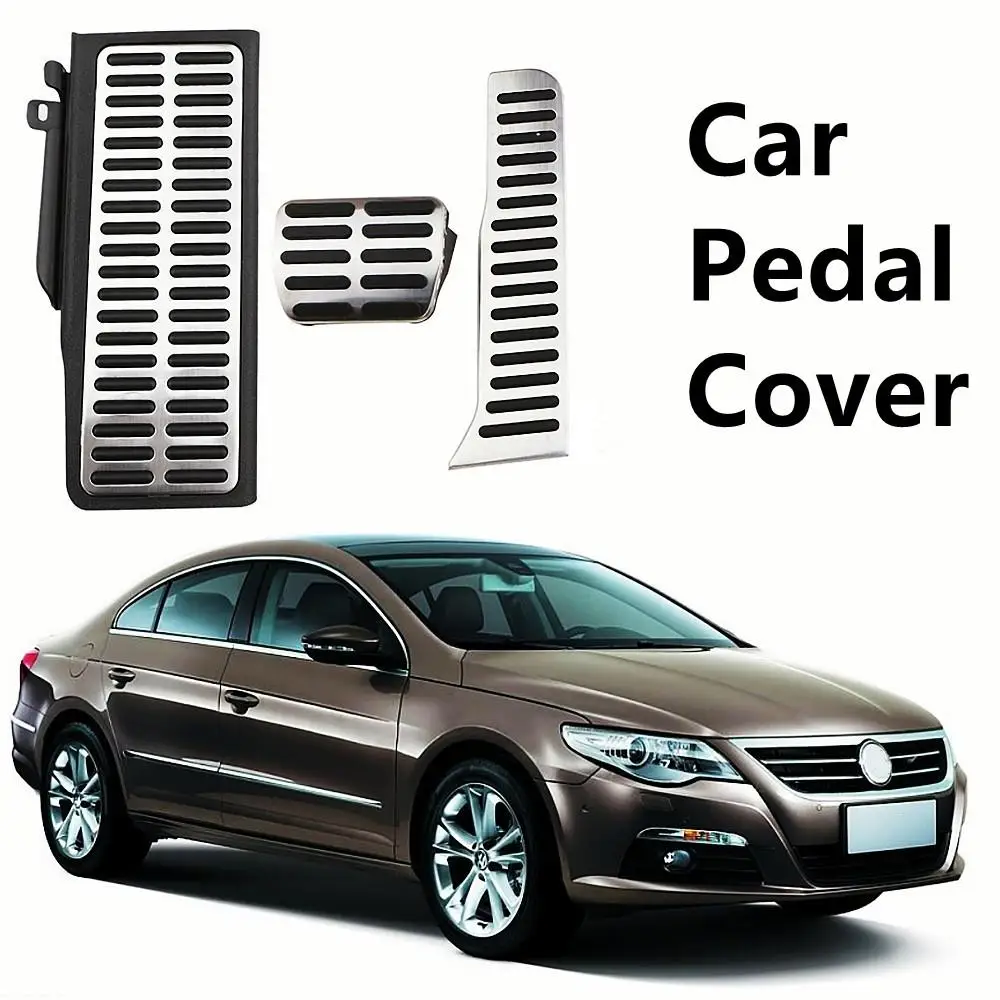 Nakładka na pedały ze stali nierdzewnej LHD do Volkswagena VW CC Passat B6 B7 R36 R-line do Skody Superb