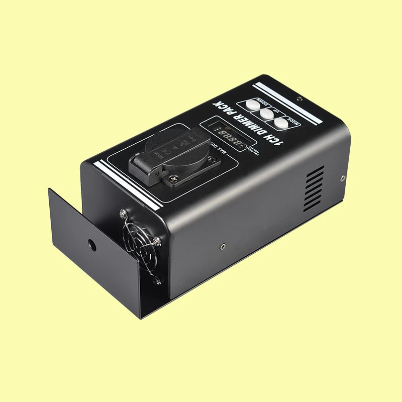 LED Stage Light Digital Dimmer Switch Controller 2200W Max Load 0-100% Linear Dimmer 3-Pin XLR DMX Input For DMX Lighting