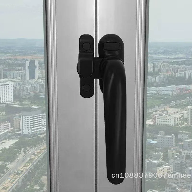 

[ZYAS]【xxx】Thickened Aluminum Alloy Window Handle Casement Window Seven-Character Handle Outside Open Window With Lock Handle