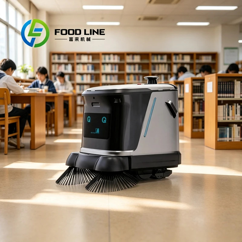 Driverless Textile Cleaning Robot App-Controlled Labor-Saving Automatic Dirt Disposal for Cloth Waste Lint Cleaning