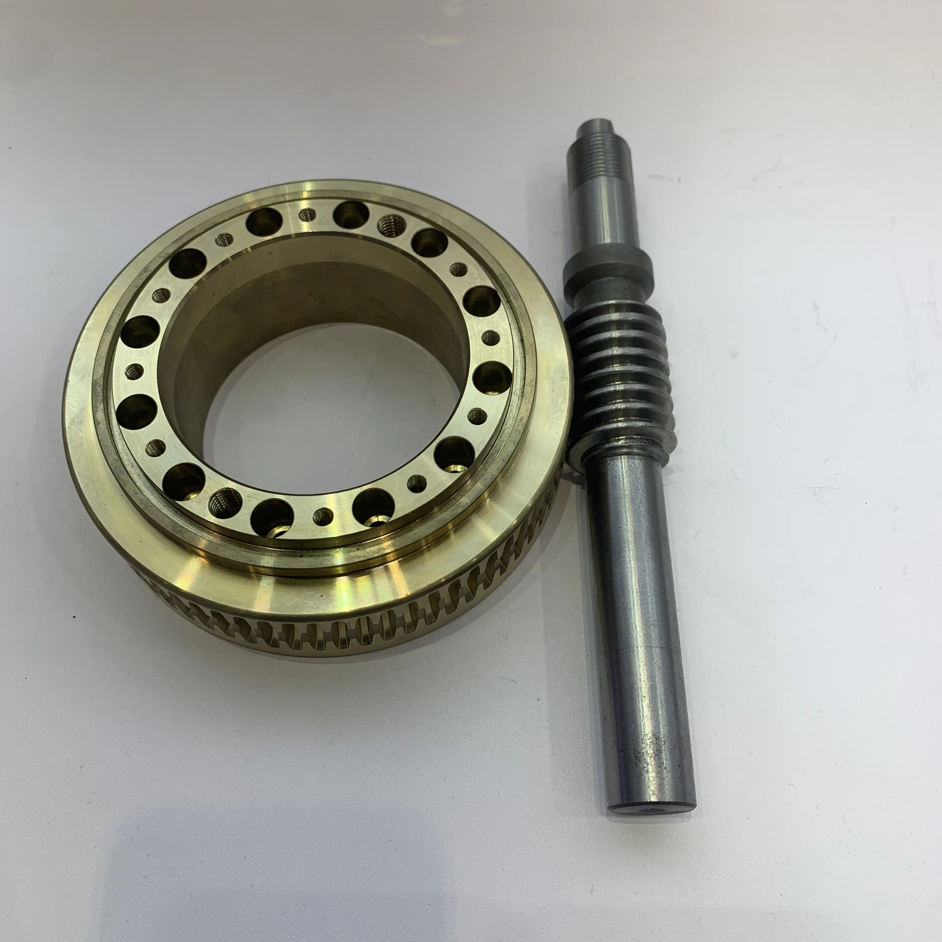High Precision OEM ODM Customized Metal Worm Gear and CNC Drive Gear Set for Reducer Gearbox