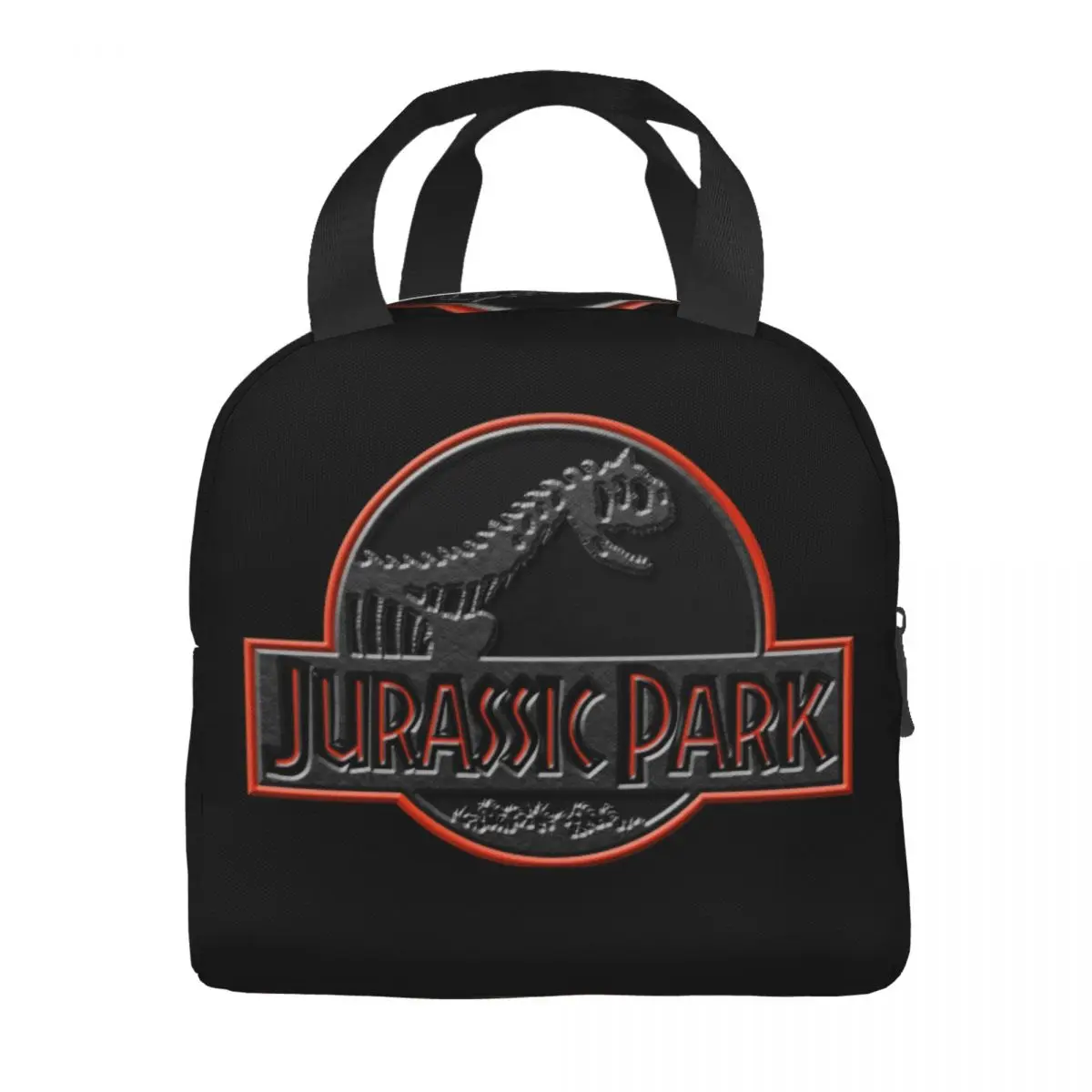 Jurassic Park Insulated Lunch Bags for School Office Dinosaur World Waterproof Cooler Thermal Bento Box Women Kids