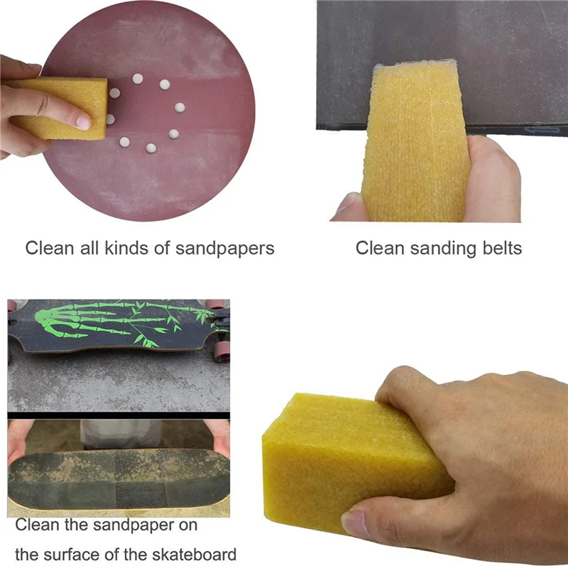 

Flash Trend 6X Abrasive Cleaning Stick Sanding Belt Band Drum Cleaner Sandpaper Cleaning Eraser 35X35x105mm